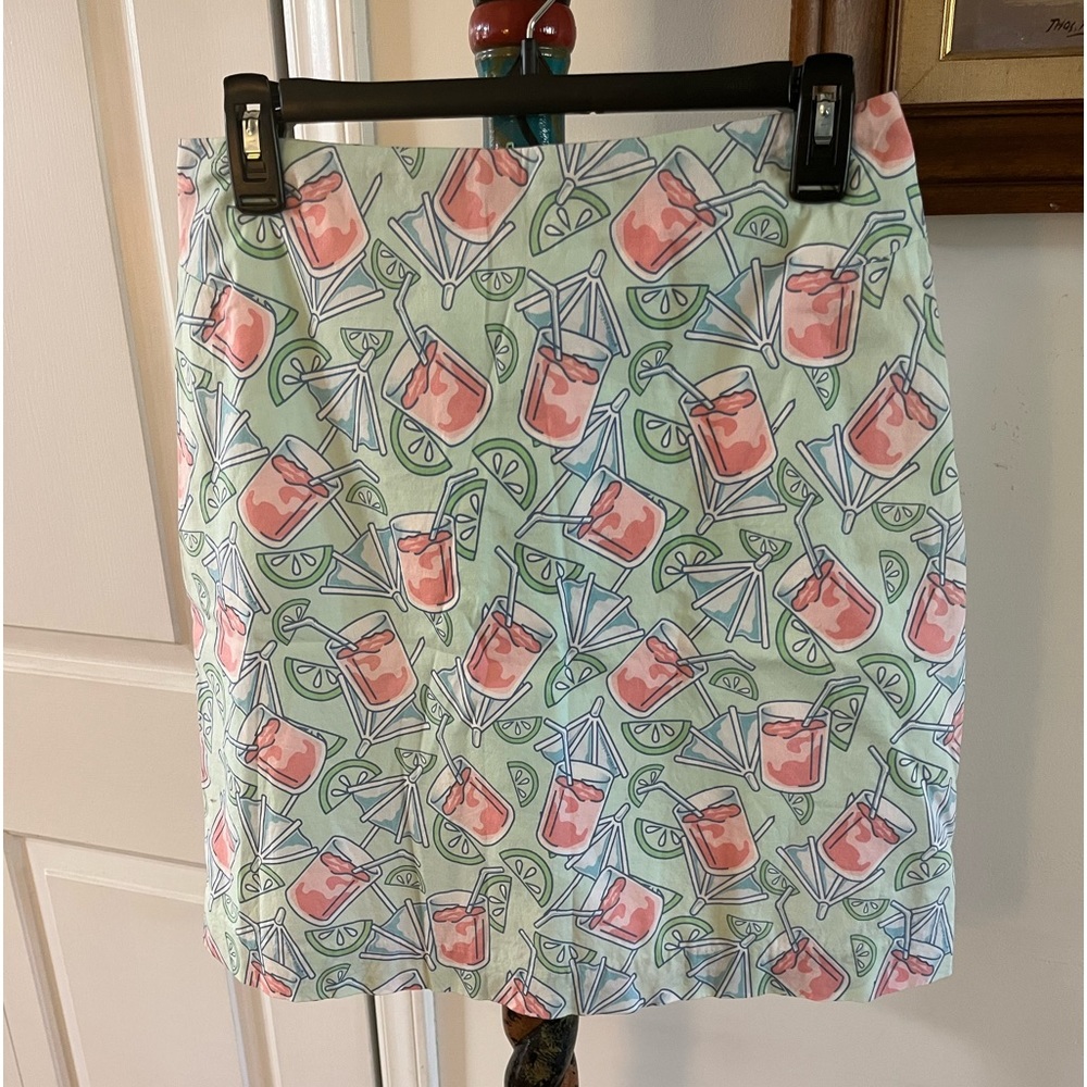 Vineyard Vines Skirt Umbrella Drinks Resort Wear Beach Tropical Summer